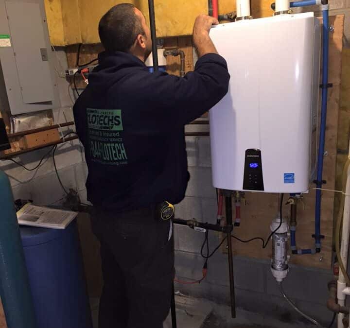 yonkers plumber helping customer get better heat